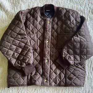 Vintage Brown Quilted Jacket